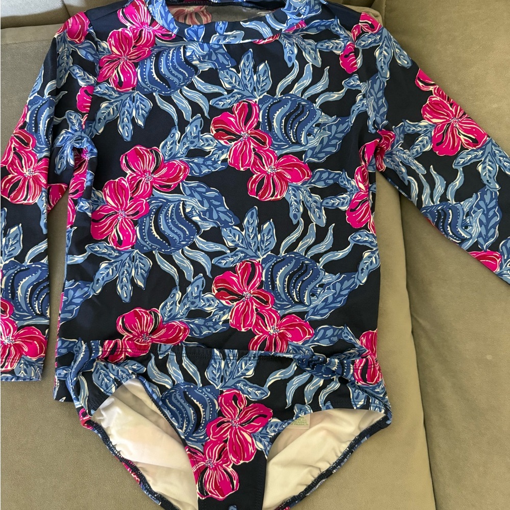 Lilly Pulitzer Girls' Bobby Rashguard Set UPF 50+